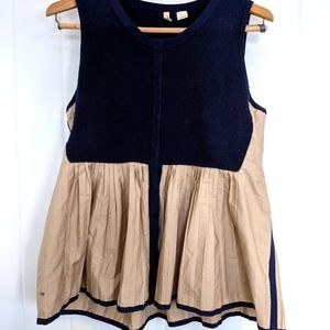 Anthropologie moth sleeveless top